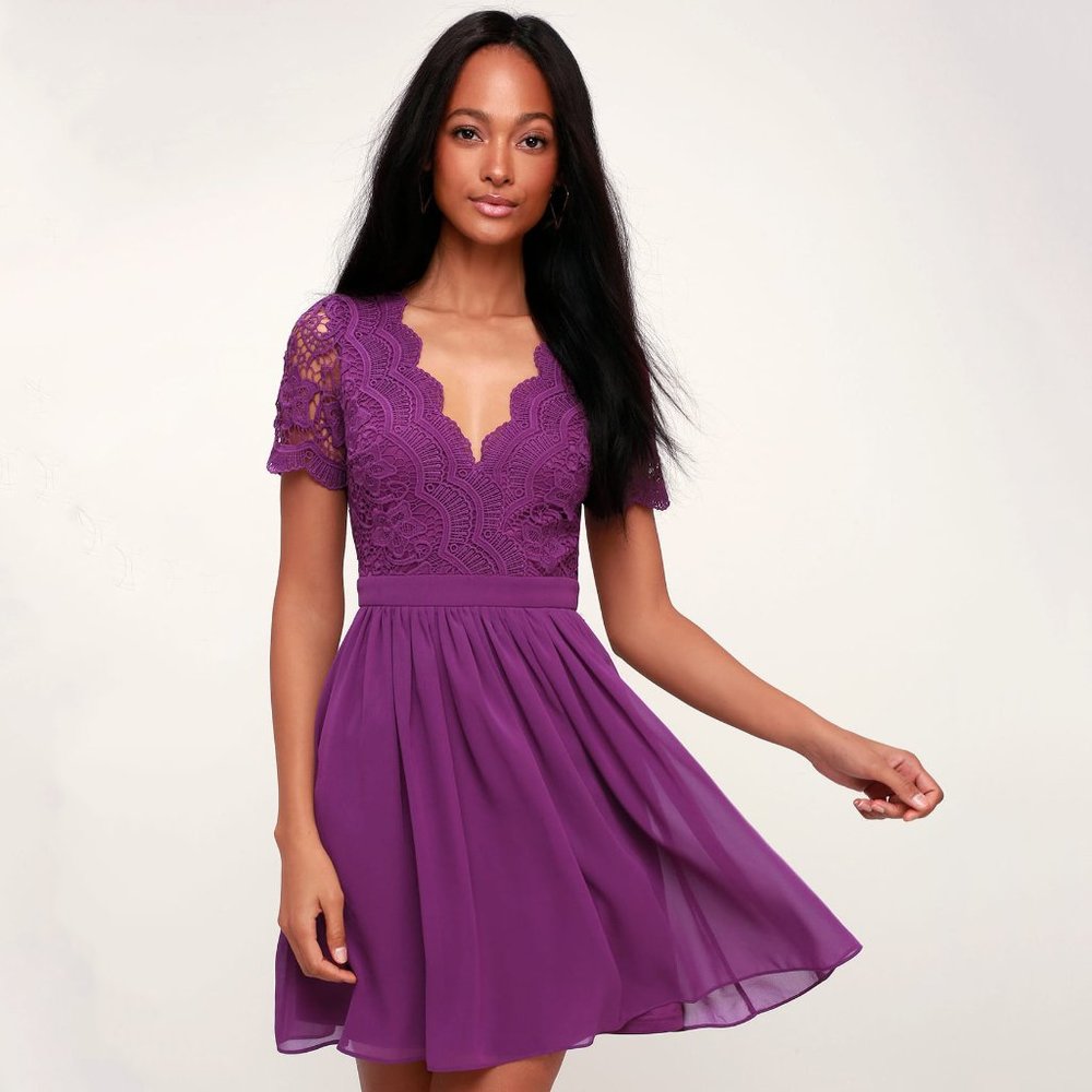 Lulu’s Angel In Disguise Lace Dress Size S